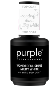 Be TPO Viršutinis sluoksnis be lipnumo "WONDERFUL SHINE MILKY WHITE" P464, 15ml